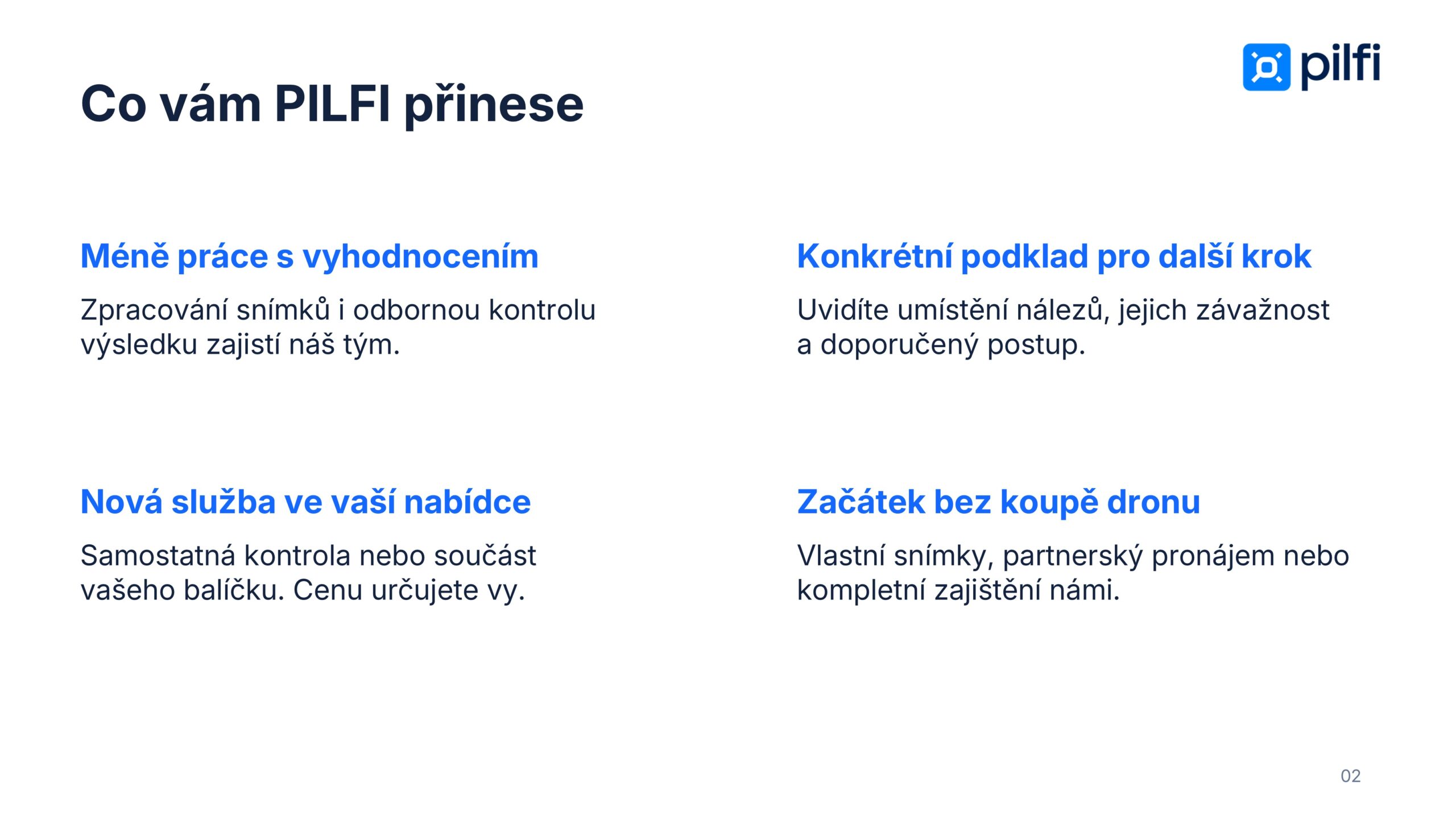 Kontrola panelů s odborným vyhodnocením. PILFI pro Vaše zakázky do 50 kWp.